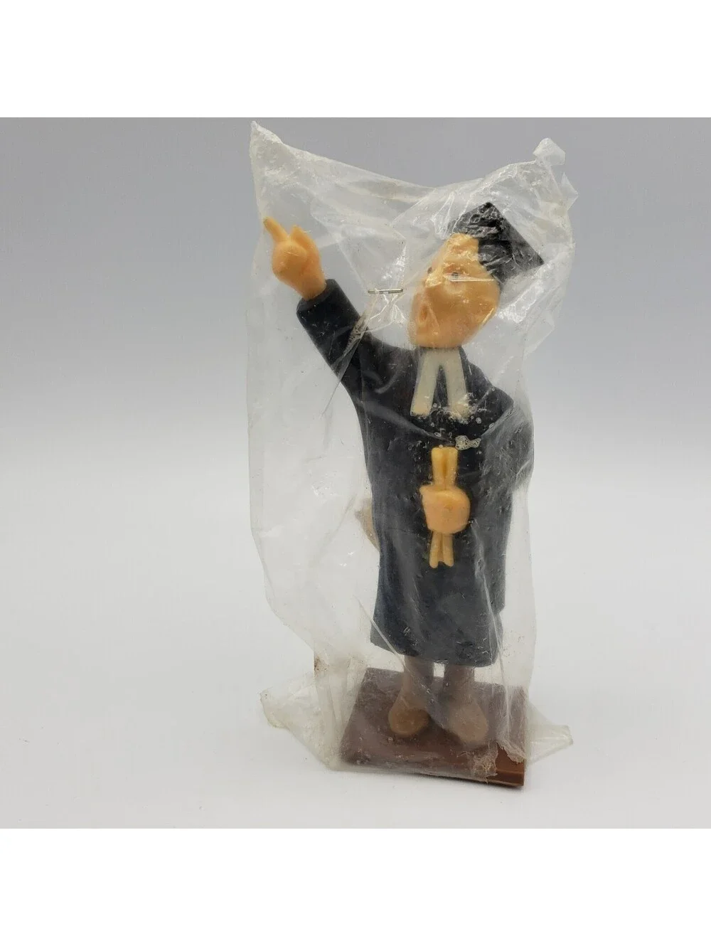 Vintage 1972 Wilton Cake Topper Speaking Graduate Hong Kong NOS